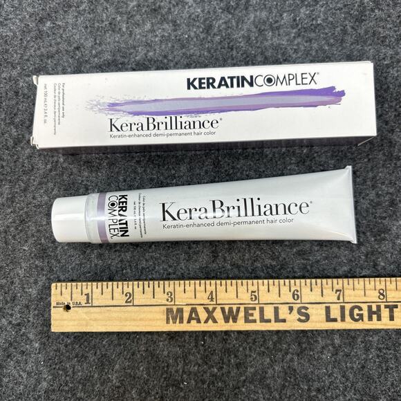 Keratin Complex KeraBrilliance Hair Color 4.5/4Rv Medium Mahogany Brown NEW - Picture 1 of 8